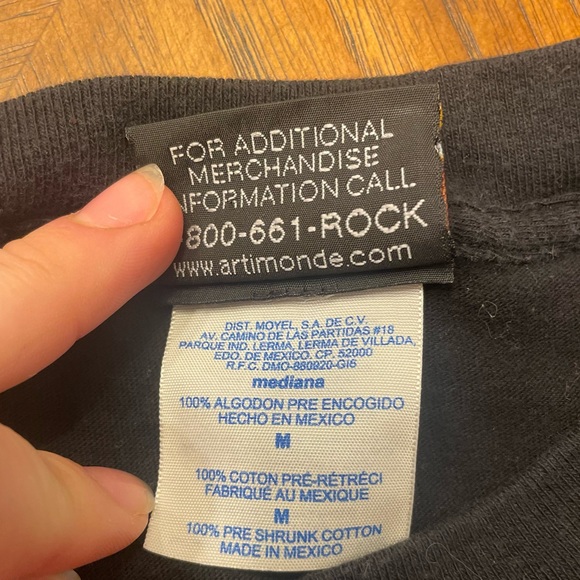 VTG COTTON MARILYN MANSON GRAPHIC TEE BY ARTIMONBE M - Picture 5 of 5